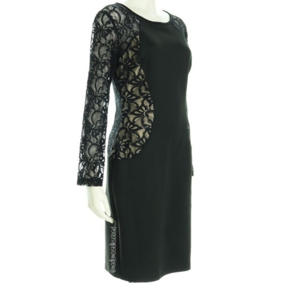 BLACK SEXY COCKTAIL DRESS SZ 6 - Picture 2 of 5